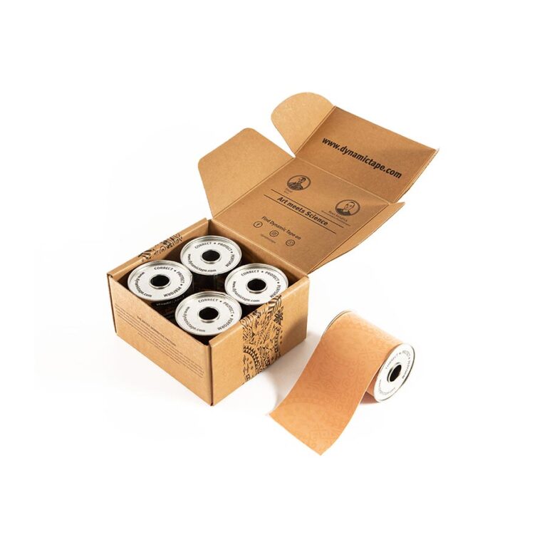 Dynamic Tape® Tejp biomechaniczny (beżowy) 7,5 cm x 5 m - 4 szt. (pudełko)