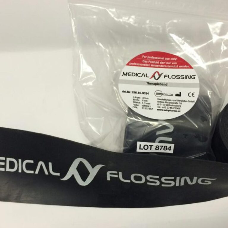 Medical Flossing czarna 3,50 m x 8 cm x 1,3 mm