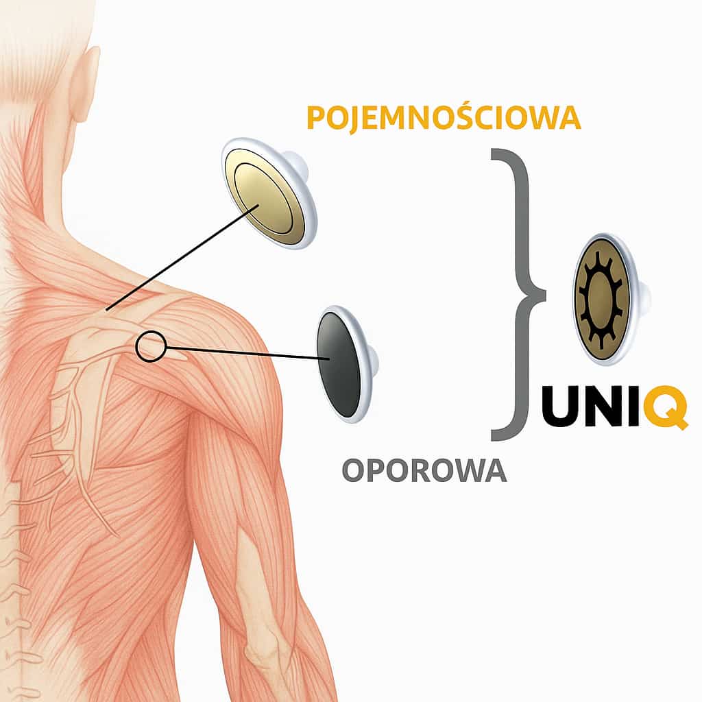 UNIQ Fisiowarm – Profesjonalna elektroda pojemnościowo-oporowa do terapii TECAR