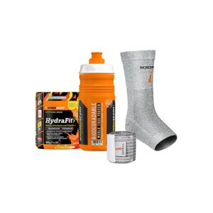 Incrediwear Terapeutyczny bandaż elastyczny 5,1 cm + Terapeutyczna opaska na kostkę (szara) + Namedsport HydraFit (Kopia)